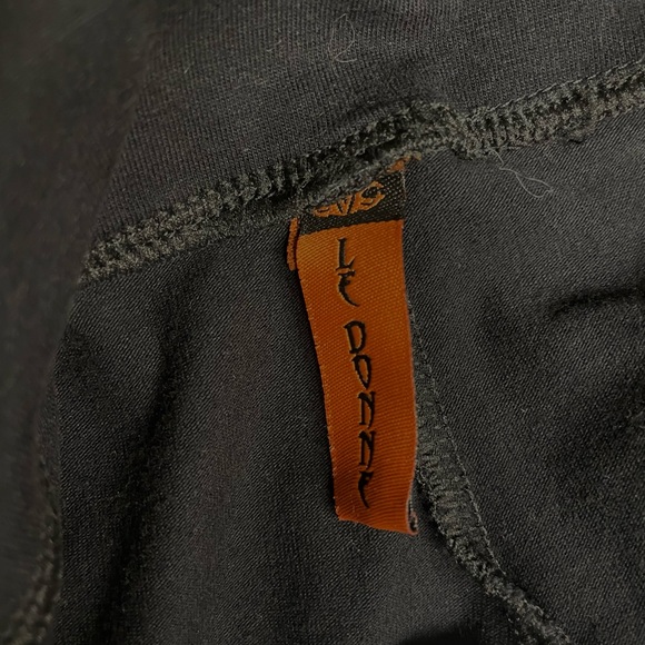 Y2K Women's Black Cotton Yoga Flare Leggings With Waistband Size : Small - Picture 10 of 11